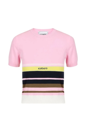 Iceberg striped T-shirt - Pink