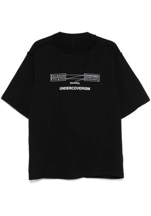 Undercover printed T-shirt - Black