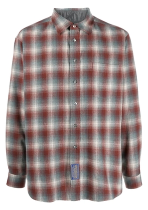 Maison Margiela x Pendleton checked wool shirt - Red