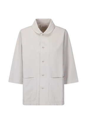 Labo Art peter-pan collar pocket jacket - Neutrals