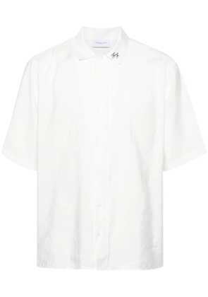 Family First logo-embroidered shirt - White
