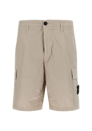 Stone Island cargo logo-badge shorts - Neutrals