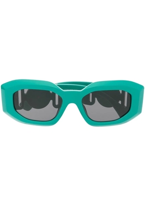 Versace Eyewear Medusa Head-detail oval-frame sunglasses - Green