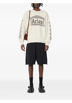 Aries temple-print sweatshirt - White