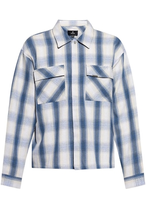 Represent checked flannel shirt - Blue