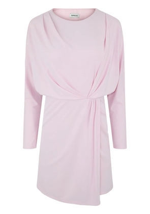 Simkhai asymmetric long-sleeve dress - Pink