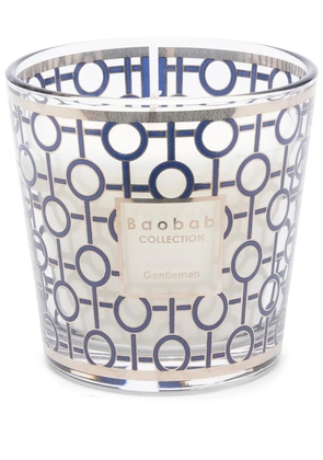 Baobab Collection geometric candle - Blue