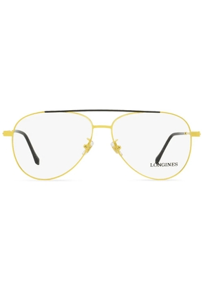 Longines LG5003-H pilot-frame optical glasses - Gold