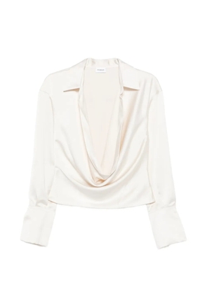 THE ANDAMANE cowl neck shirt - Neutrals