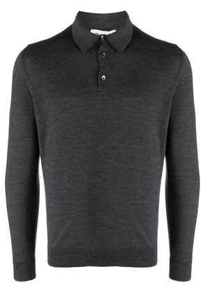 ERALDO merino-wool polo shirt - Grey