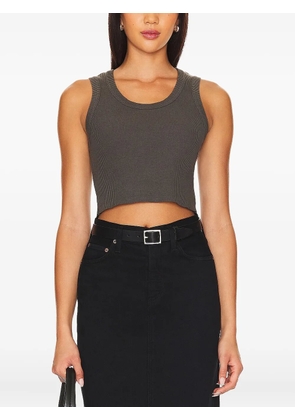 AGOLDE cropped tank top - Grey