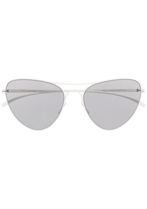 Mykita cat-eye frame tinted sunglasses - White