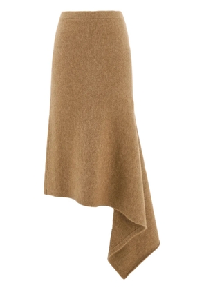 Ferragamo asymmetric skirt - Neutrals