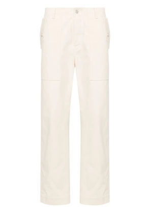 Maison Kitsuné mid-rise straight-leg jeans - Neutrals