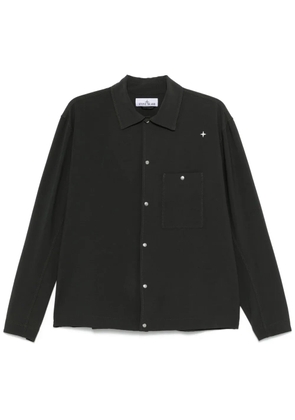 Stone Island press-stud overshirt - Grey