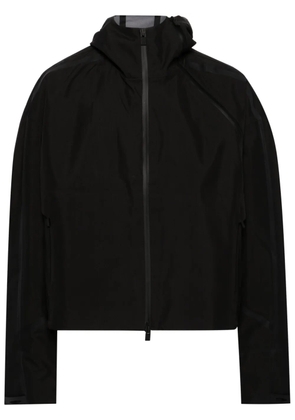 HELIOT EMIL decorative-zips hooded jacket - Black