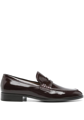 Gianvito Rossi leather loafers - Brown