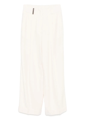 Peserico pleated straight-leg trousers - Neutrals