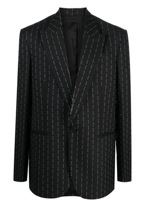 1017 ALYX 9SM embroidered wool-cashmere blazer - Black