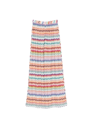 Missoni chevron trousers - White
