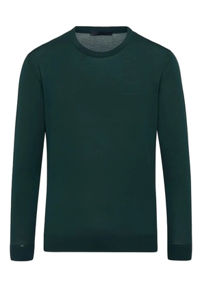 Kiton round-neck long-sleeve T-shirt - Green