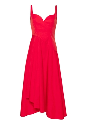 Alexander McQueen asymmetric flared midi dress