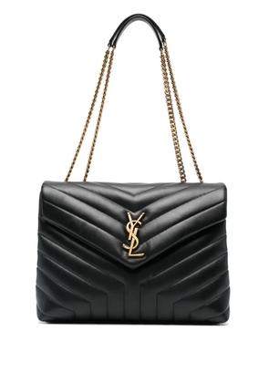 Saint Laurent medium Loulou quilted shoulder bag - Black