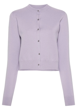 Lanvin long sleeve cardigan - Purple