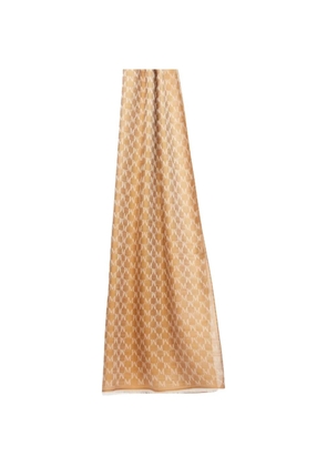 Max Mara monogram scarf - Brown