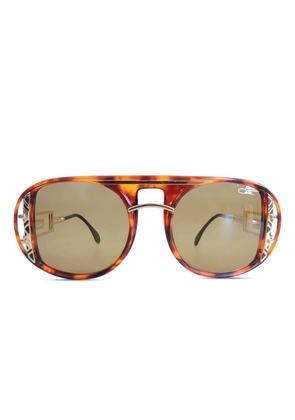 Cazal geometric-frame sunglasses - Brown