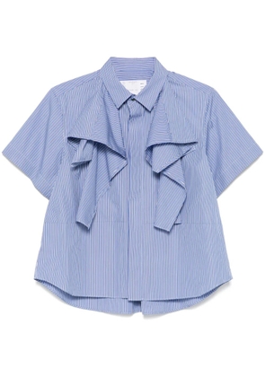 sacai striped shirt - Blue
