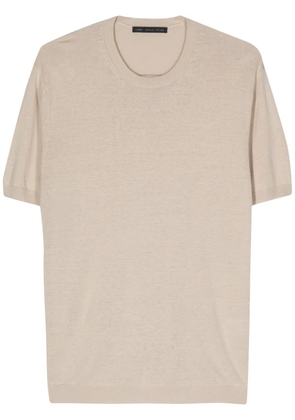 Low Brand fine-knit jumper - Neutrals