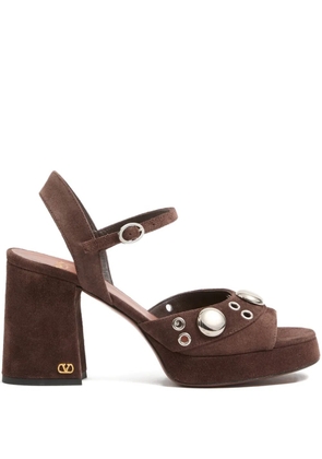 Valentino Garavani Nellcôte platform sandals - Brown