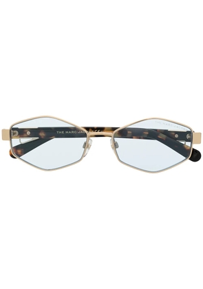 Marc Jacobs Eyewear blue tinted sunglasses - Gold