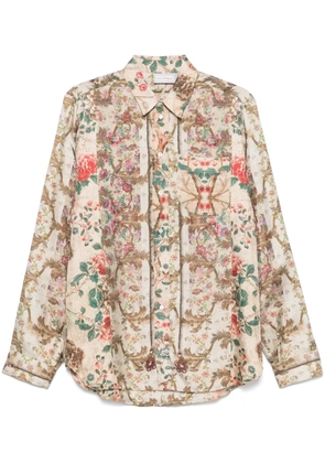 Pierre-Louis Mascia Aloe shirt - Neutrals