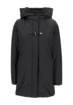 Fay hooded toggle coat - Black