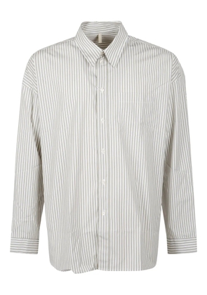 Sunflower striped cotton shirt - White