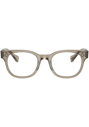 Oliver Peoples Afton square-frame glasses - Neutrals