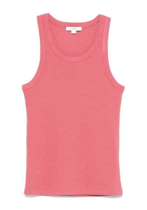 Vince ribbed scoop-neck tank top - Pink