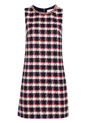 Carolina Herrera chain-collar midi dress - Blue