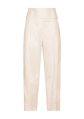 Jil Sander pleated high-waisted trousers - Neutrals