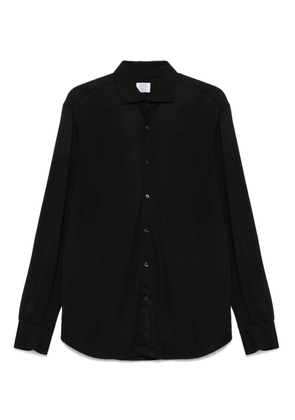 Mazzarelli merino shirt - Black