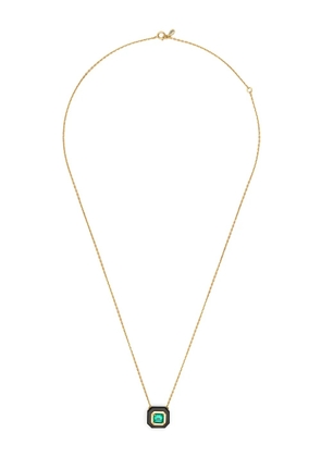 Sauer 18kt yellow gold Frame multi-stone necklace