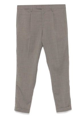 Briglia 1949 tapered cropped trousers - Brown