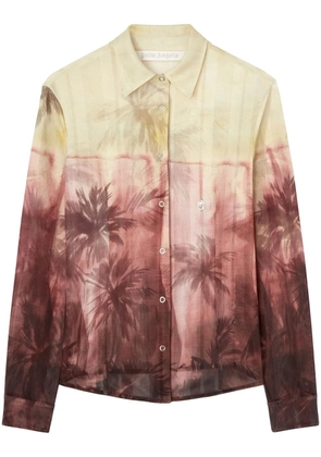 Palm Angels Sunset Palms shirt - Neutrals