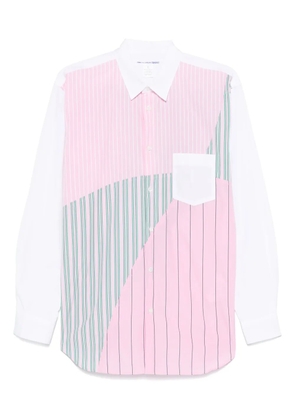 Comme Des Garçons Shirt patchwork-design shirt - Pink