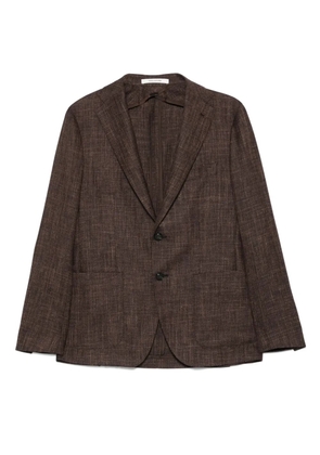 Tagliatore mélange-effect blazer - Brown