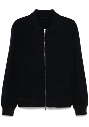 Peserico zip-up bomber jacket - Blue