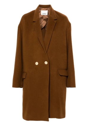 ISABEL MARANT Efegozi double-breasted coat - Brown
