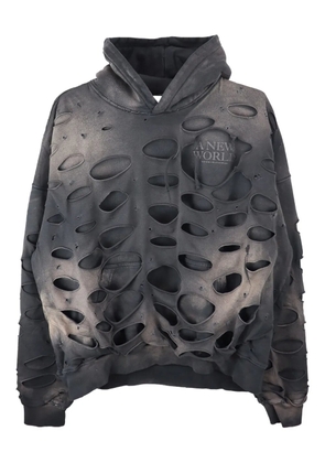 ALEXANDER DIGENOVA A New World cotton hoodie - Black